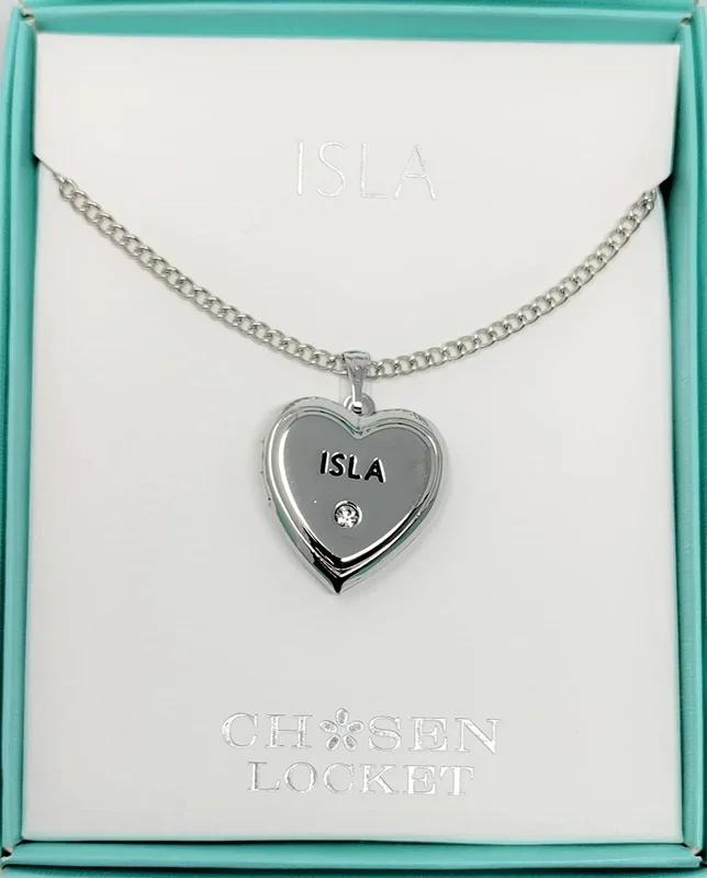 Chosen Locket Pendant with Name