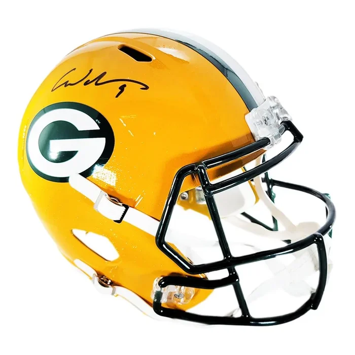 Christian Watson Signed Green Bay Packers Speed Full-Size Football Helmet (Beckett)