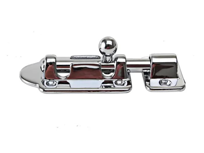 Chrome Plated Brass Barrel Bolt