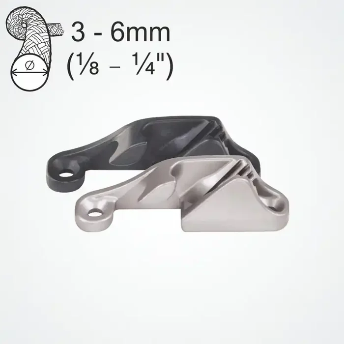 Clamcleat CL218 MK1AN Side Entry Fairlead Port Hard Anodised