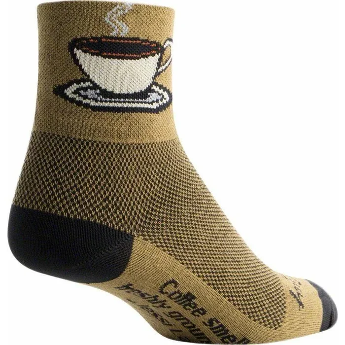 Classic Coffee Cycling Socks – 3 inch