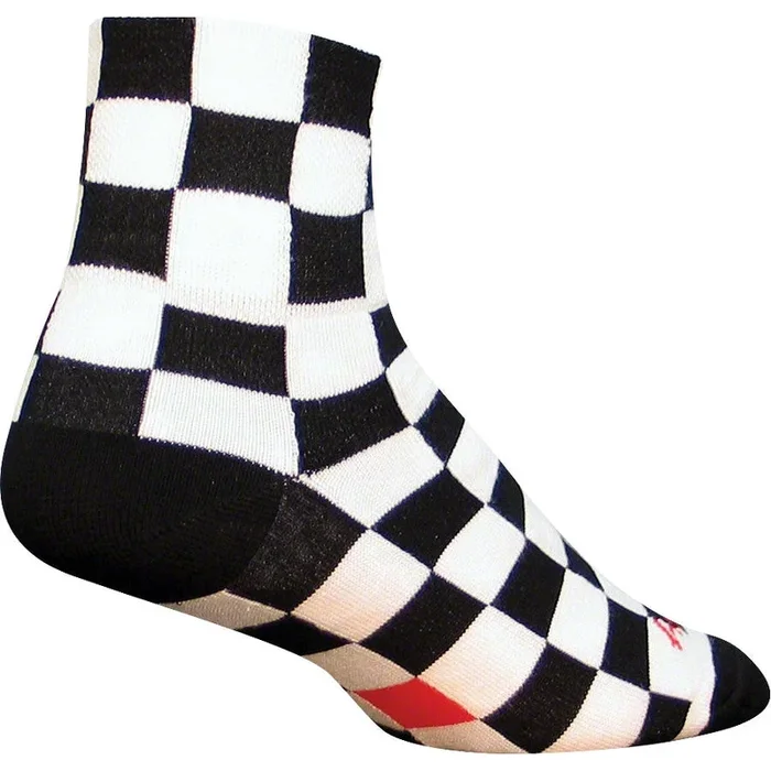 Classic Ridgemont Bike Socks – Black/White