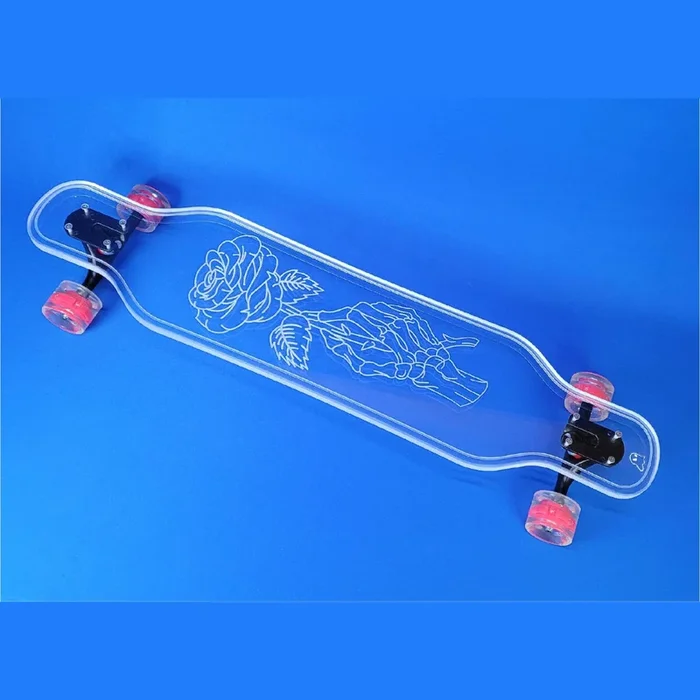 Clear LED Ghost Board Skateboards
