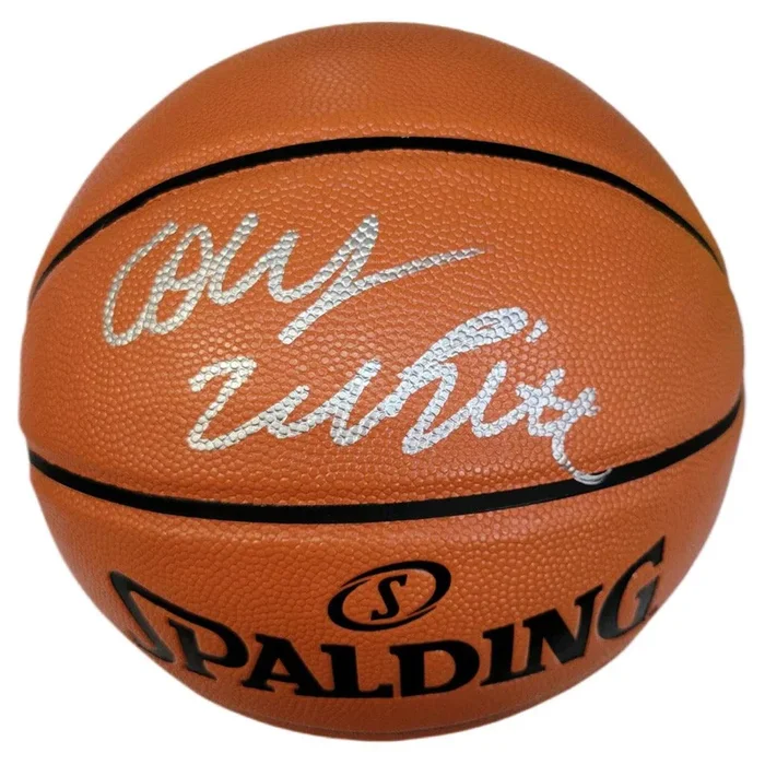 Coby White Signed Spalding NBA Game Ball Series Basketball (Fanatics)