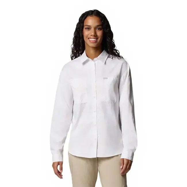 columbia dress shirt silver ridge util pattern ls