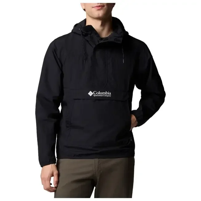 columbia jacket challenger windbreaker anorak black