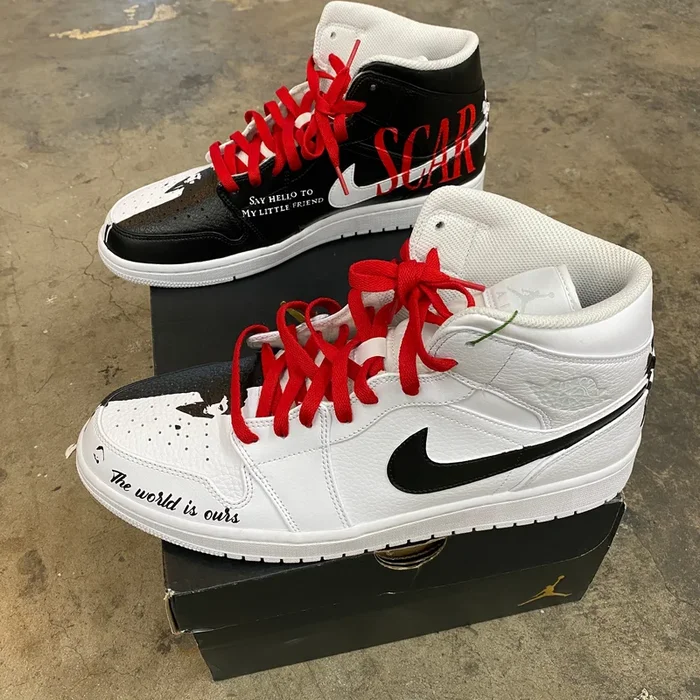 Copy of Jordan 1 Mid White/Pure Platinum – Mens 12.5 – Custom Order – Invoice 2 of 2
