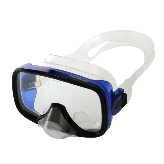 Cressi Pro Purge Blue Clear Silicone Dive Mask
