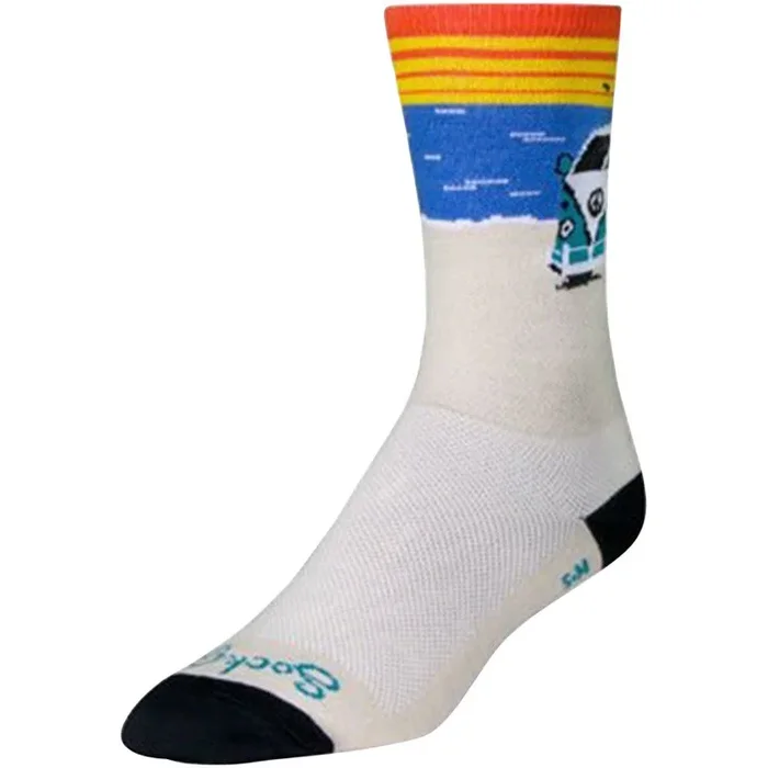 Crew Daze Bike Socks – White