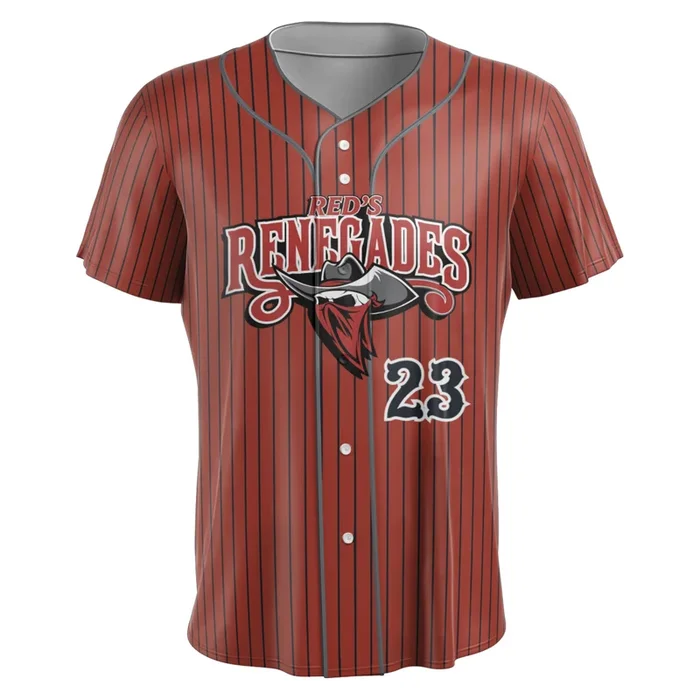 Custom Baseball Jersey – Full Button – 2000 Series