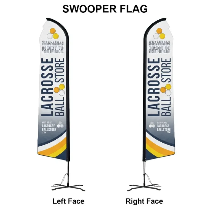 Custom Dye Sub Swooper Flag