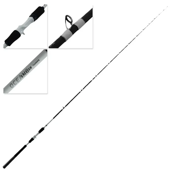 Daiwa 21 Exceler Oceano 762MHFB Baitcaster Soft Bait Rod 7ft 6in 5-9kg 2pc