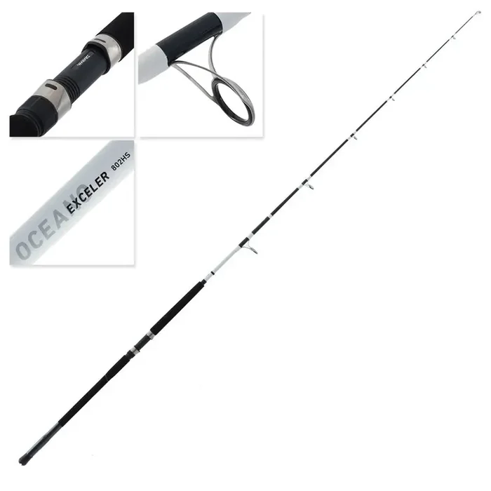 Daiwa 21 Exceler Oceano 802HS Spinning Rock Rod 8ft 10-15kg 2pc