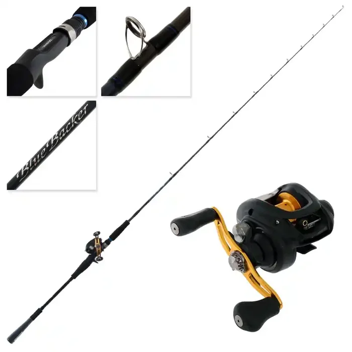 Daiwa Laguna 100H Blue Backer MJ OH Slow Jig Combo 6ft PE0.8-1.5 2pc