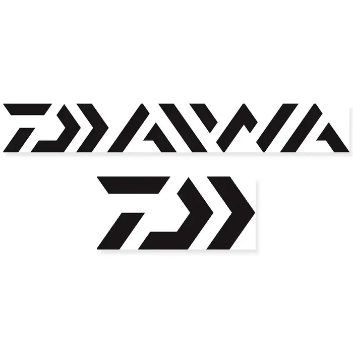Daiwa Sticker Packs Large Black