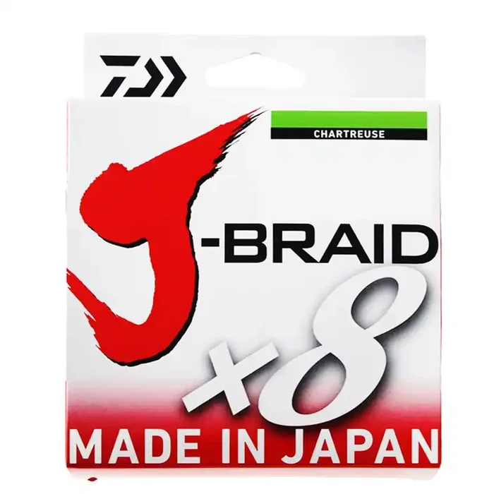 Daiwa X8 J-Braid Chartreuse 3000m 10lb