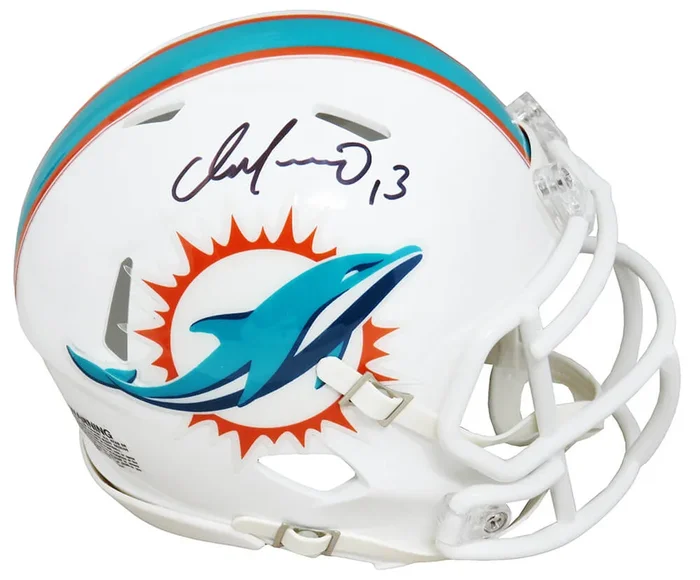 Dan Marino Signed Miami Dolphins Riddell Speed Mini Helmet