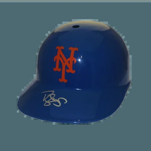 Darryl Strawberry Autographed Full-Size Mets Souvenir Helmet (JSA)