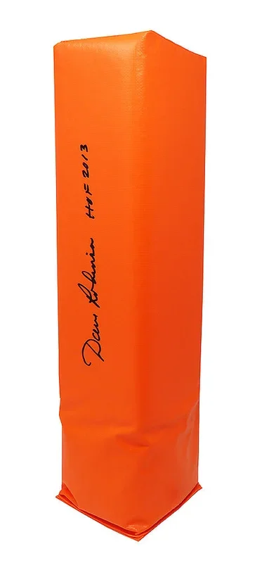 Dave Robinson Signed Orange Endzone Pylon w/HOF 2013