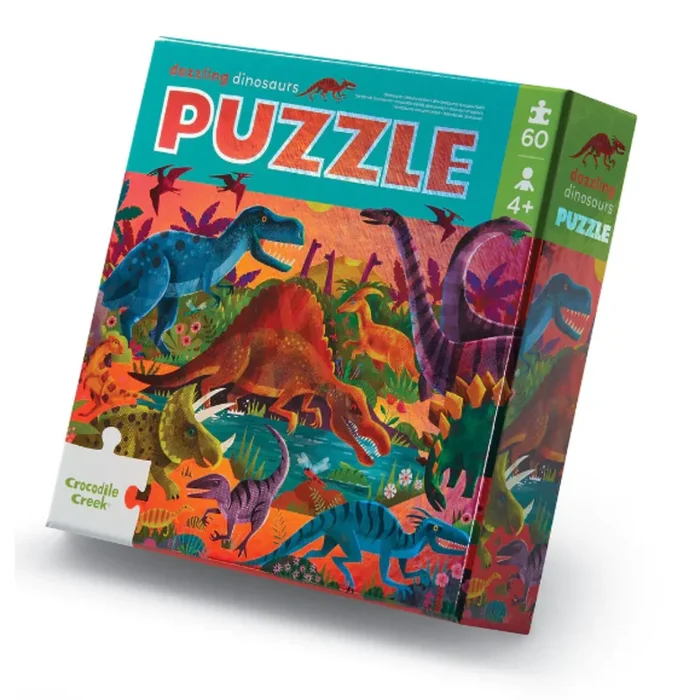 Dazzling Dinosaurs – 60 Piece Foil Puzzle