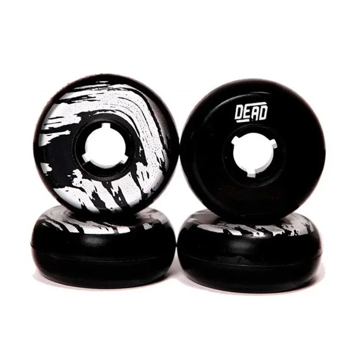 Dead Team Black Zebra Inline Wheels 58mm 95A – 4 Pack