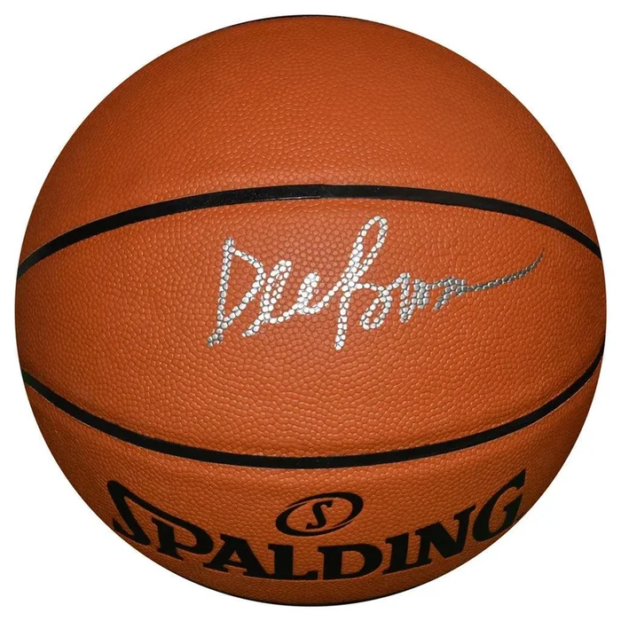 Dee Brown Signed Spalding NBA Silver Series Basketball (JSA)