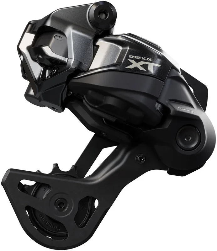 Deore XT RD-M8250-GS Di2 Wireless Rear Derailleur – 12-Speed Medium Cage Shadow ES BLK/Gray