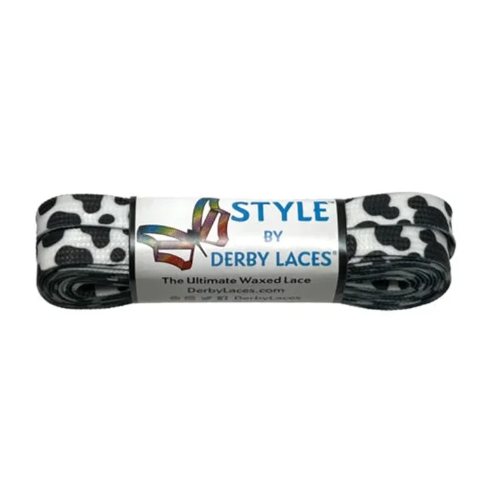Derby Laces Style Cow Print Laces 84″ (213cm)
