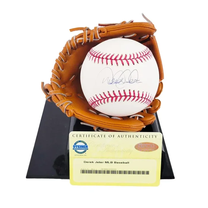 Derek Jeter Signed Rawlings Official Major League Baseball (Steiner)