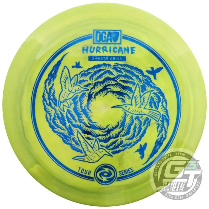 DGA Limited Edition 2021 Tour Series Shasta Criss Swirly Proline Hurricane Distance Driver Golf Disc