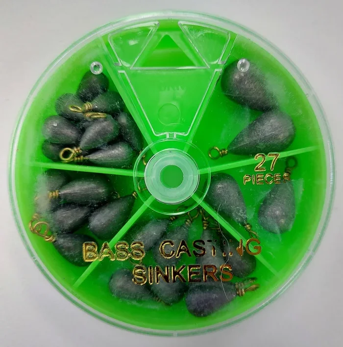 Dial Pack Of Assorted Swivel Sinkers