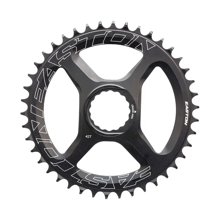 Direct Mount CINCH Chainring – 42t 12-Speed For Flattop Chains Black