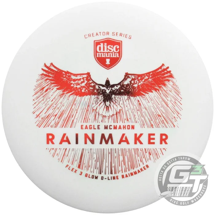 Discmania Creator Series Eagle McMahon Glow D-Line Flex 3 Rainmaker Putter Golf Disc