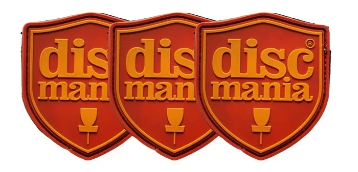 Discmania Shield Logo Velcro Disc Golf Patch