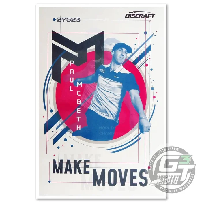 Discraft Paul McBeth – Make Moves Poster