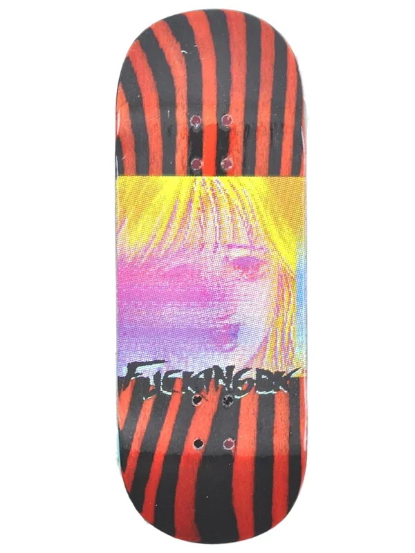 DK Real Wear Fingerboard Deck – Fading Red/Black