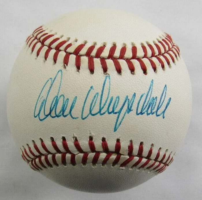 Don Drysdale Signed Rawlings Baseball BAS Beckett BE16848