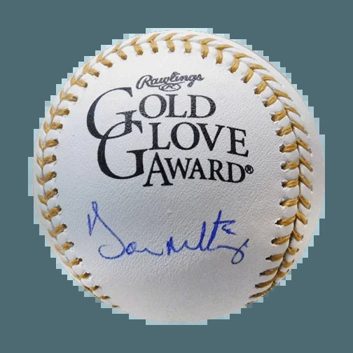 Don Mattingly Signed Rawlings Official MLB Gold Glove Baseball (JSA)