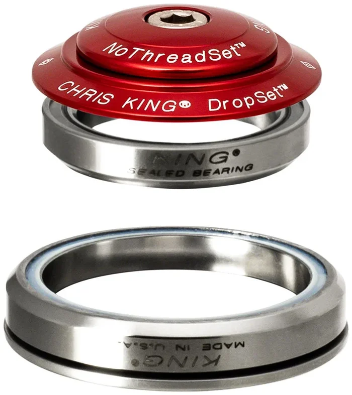 DropSet 5 Headset – 1-1/8″ 42/52mm 45 Deg Red