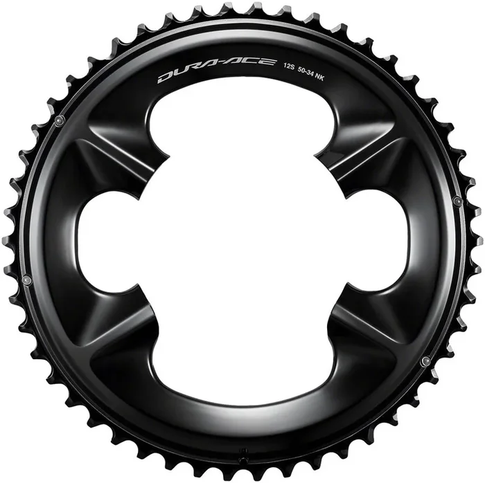 Dura-Ace FC-R9200 12-Speed Chainring – 50t Asymmetric 110 BCD BLK NK