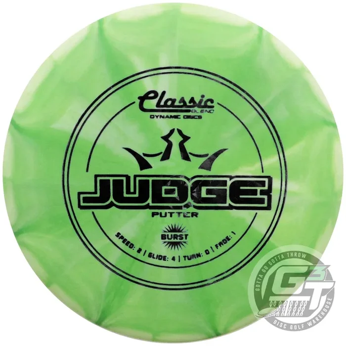 Dynamic Discs Classic Blend Burst Judge Putter Golf Disc