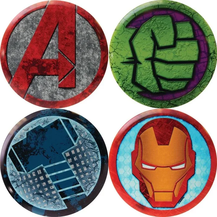 Dynamic Discs Marvel DyeMax Cracked Series Fuzion Judge Mini Marker Disc