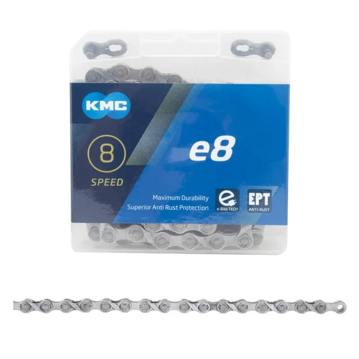 e8 EPT E-Bike 8sp Chain Silver