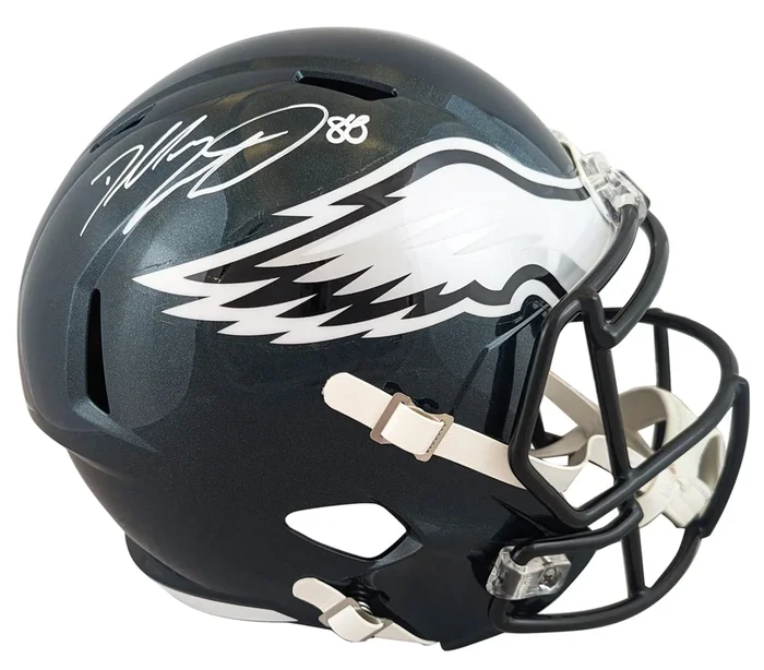 Eagles Dallas Goedert Authentic Signed Full Size Speed Rep Helmet Fanatics