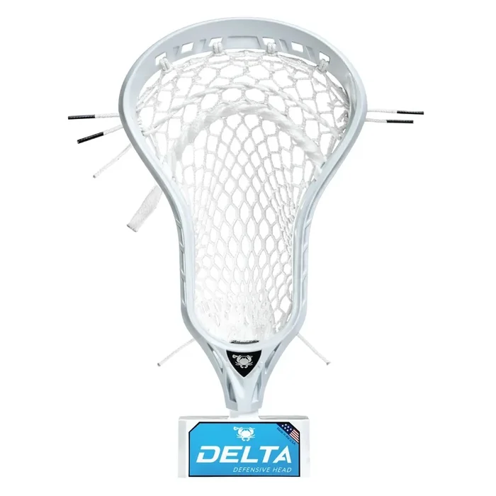 ECD Delta Elite Pocket White – Strung – Includes 3 Free Champion Lacrosse Balls
