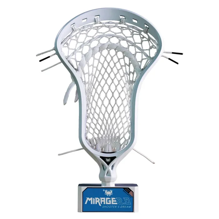 ECD Lacrosse Mirage 2.0 – White Head – Elite Pocket – White Hero 3.0 – Includes 3 Free Champion Lacrosse Balls