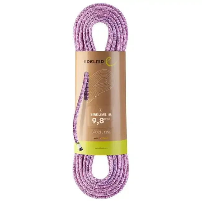 edelrid rope 1r 9,8mmx50m pink royal