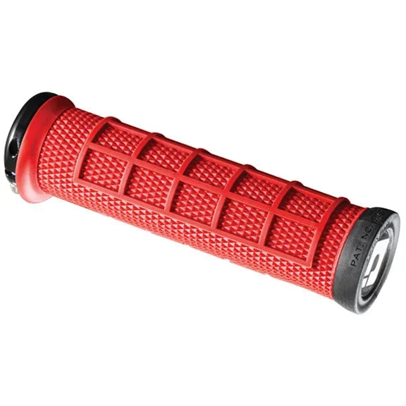 Elite Pro Grips – Burnt Red Black Lock-On