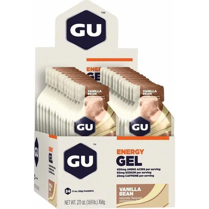Energy Gel: Vanilla Bean, Box of 24