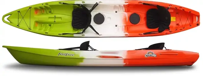 FeelFree Corona Tandem Kayak Tropical Lime/White/Orange